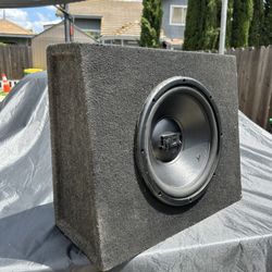 mtx 12inch subwoofer with box