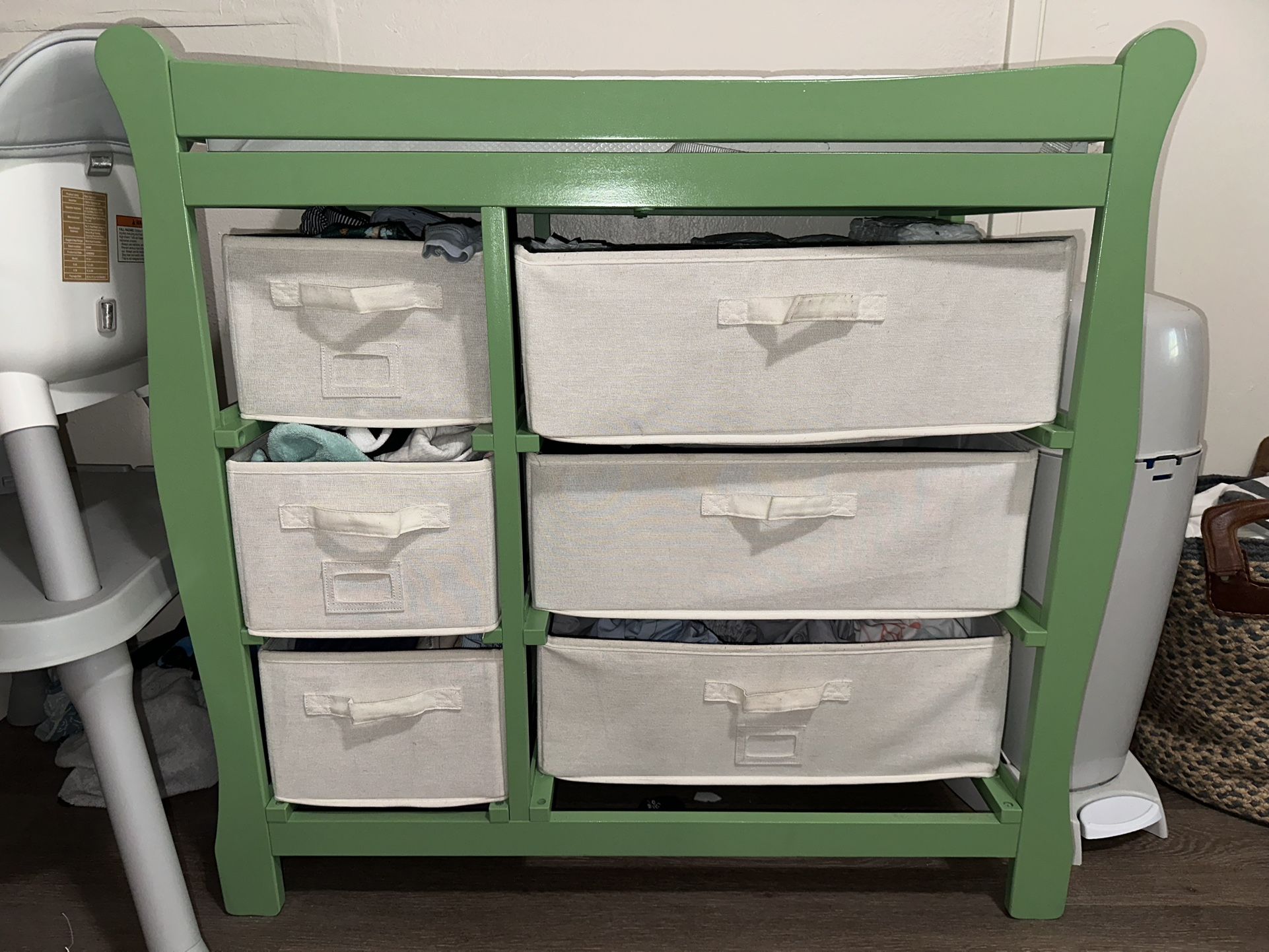 baby changing table