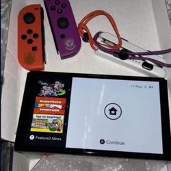Scarlet Oled Nintendo Switch