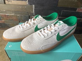 Nike Sb Heritage Size 13 Vulc Summit White Lucky Green CD5010-101