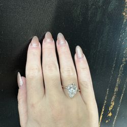 14k LAB DIAMOND RING 