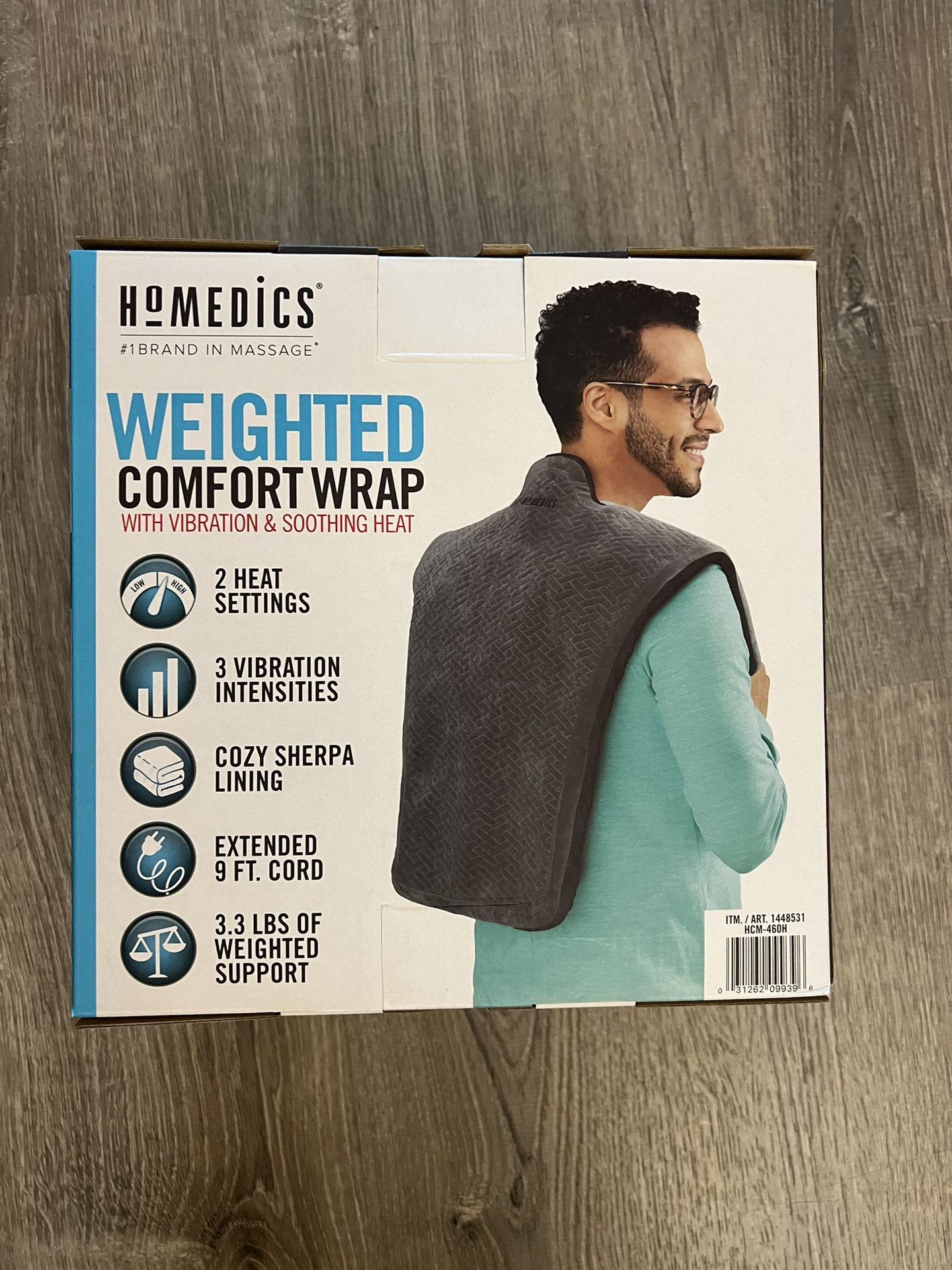 HOMEDICS COMFORT WRAP WITH HEAT