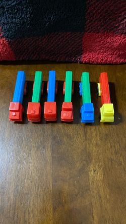 Pez Dispensers Lot of 6 Tractor Trailer Semi-Truck NO FEET