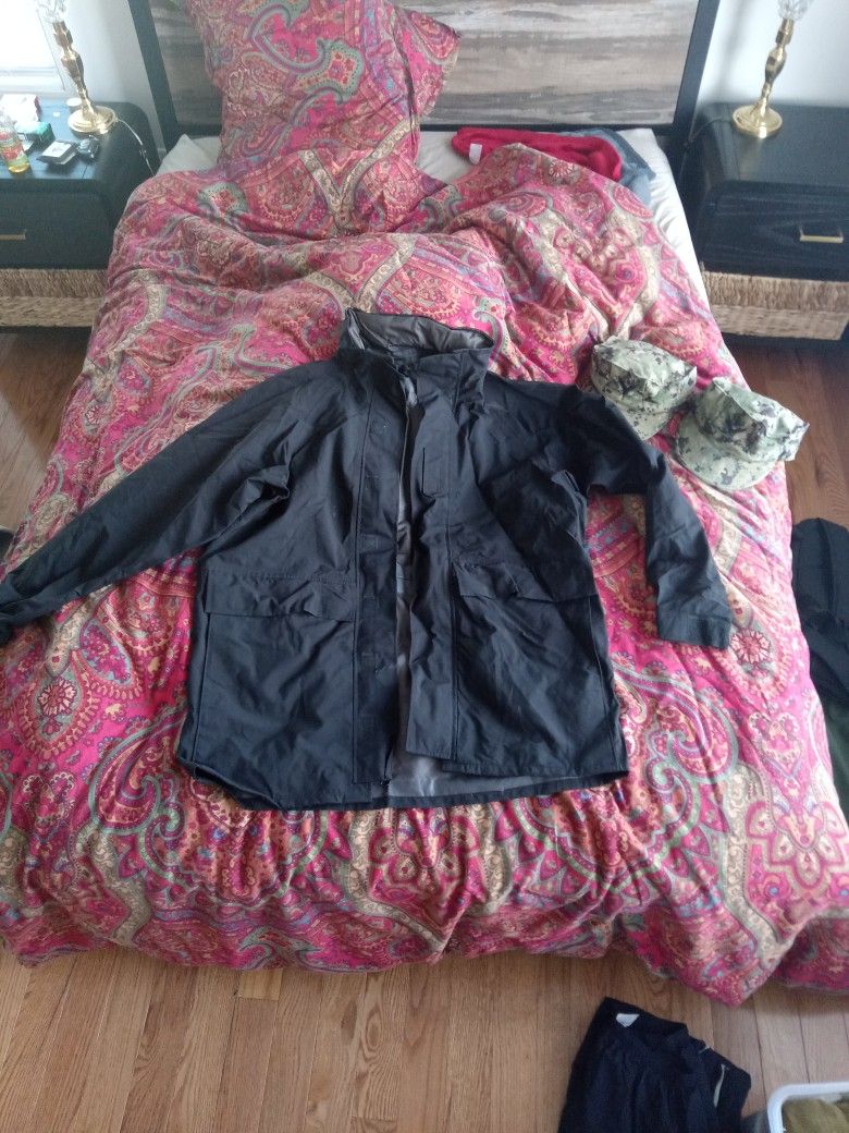 Authentic US Navy Black Parka