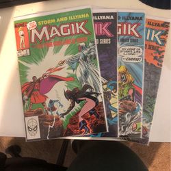 Magik Storm And Illyana Marvel Comic Books