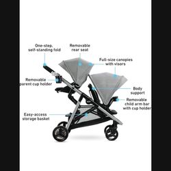 Baby Double Stroller