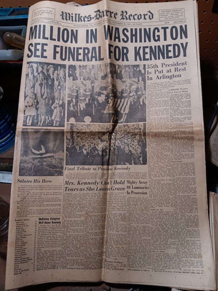 1960s Newspaper