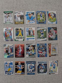Justin Herbert Football Card Lot of 20 Total DIFFERENT Los Angeles Chargers ROOKIE HIGH GRADE