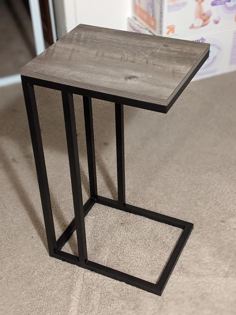 C-Shaped End Table 