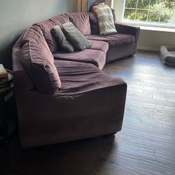 Dark Purple Couch 