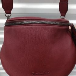 Montana West Burgundy Crossbody Bag 