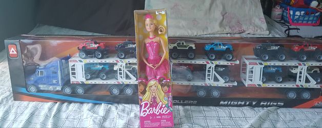 Traile de niño y barbi