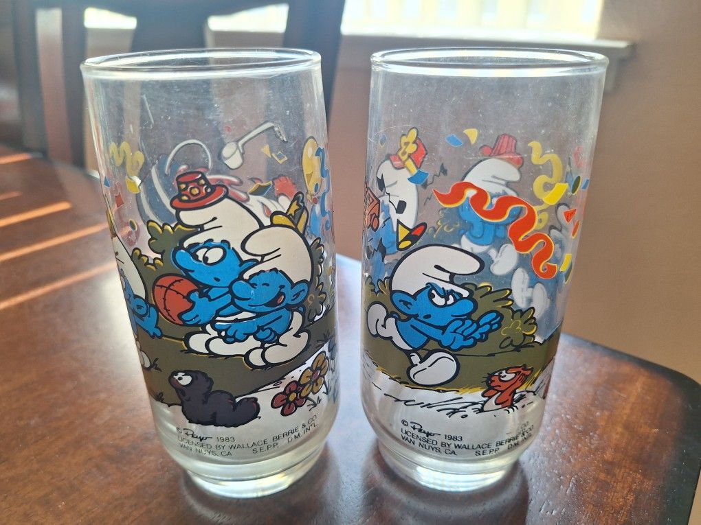 Cartoon Glasses- Smurfs 1983