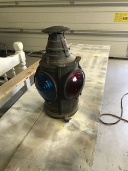 Vintage railroad signal