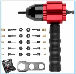 Rivet Nut Tool Kit For Drill & Ratchet
