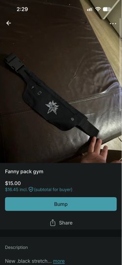 Fanny pack for gym