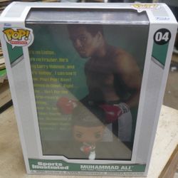  Funko Pop!  04 Sports Illustrated Magazine - Muhammad Ali / Boxing Encased. NEW   