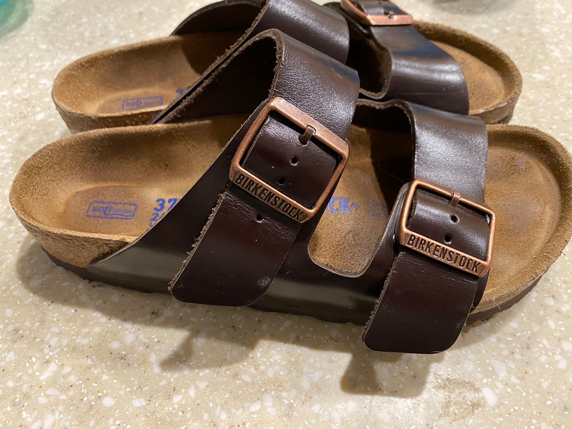 birkenstock size 37 dark brown