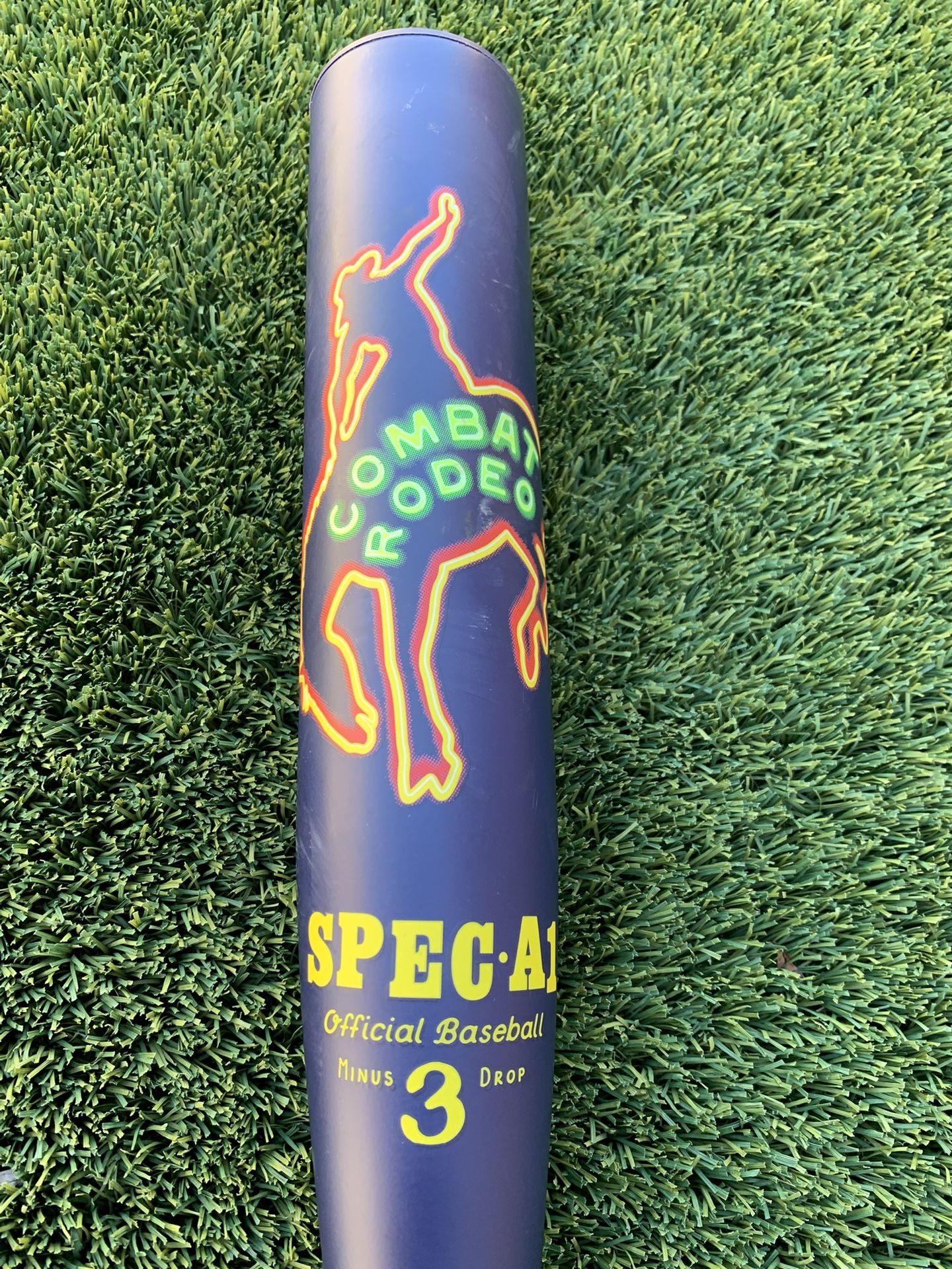 COMBAT MFG MIDNIGHT RODEO "SADDLE UP" SPEC-A1 BBCOR BAT 32”/29oz  