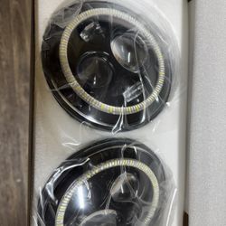 LED Headlights And Fog Lights Jeep Wrangler Jk