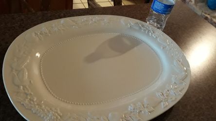 20x16 round ceramic platter