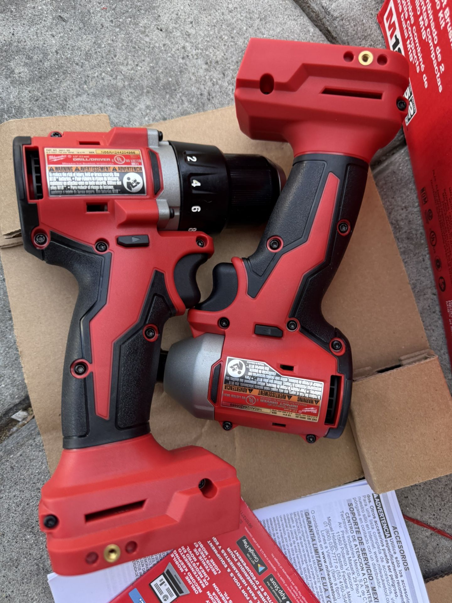 Milwaukee M18 18V Compact Brushless 2-Tool Combo Kit – 3692-22CT Drill & Driver