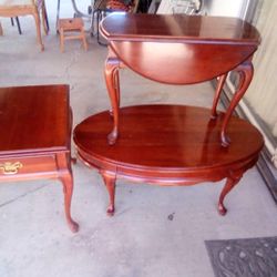Antique Thomasville Montebello Cherry Cocktail Furniture