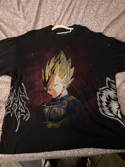 Dragon Ball Z Vegeta Graphic Long Sleeve Shirt