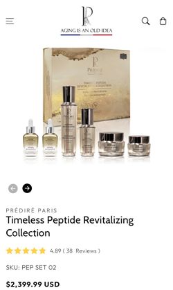 PRÉDIRÉ PARIS Timeless Peptide Revitalizing Collection
