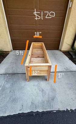 Brand new handcrafted cedar planters made with quality materials & constructed with durability.
