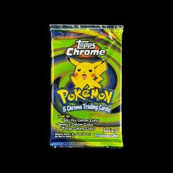 Pokemon Topps Chrome Series 1 Booster Pack