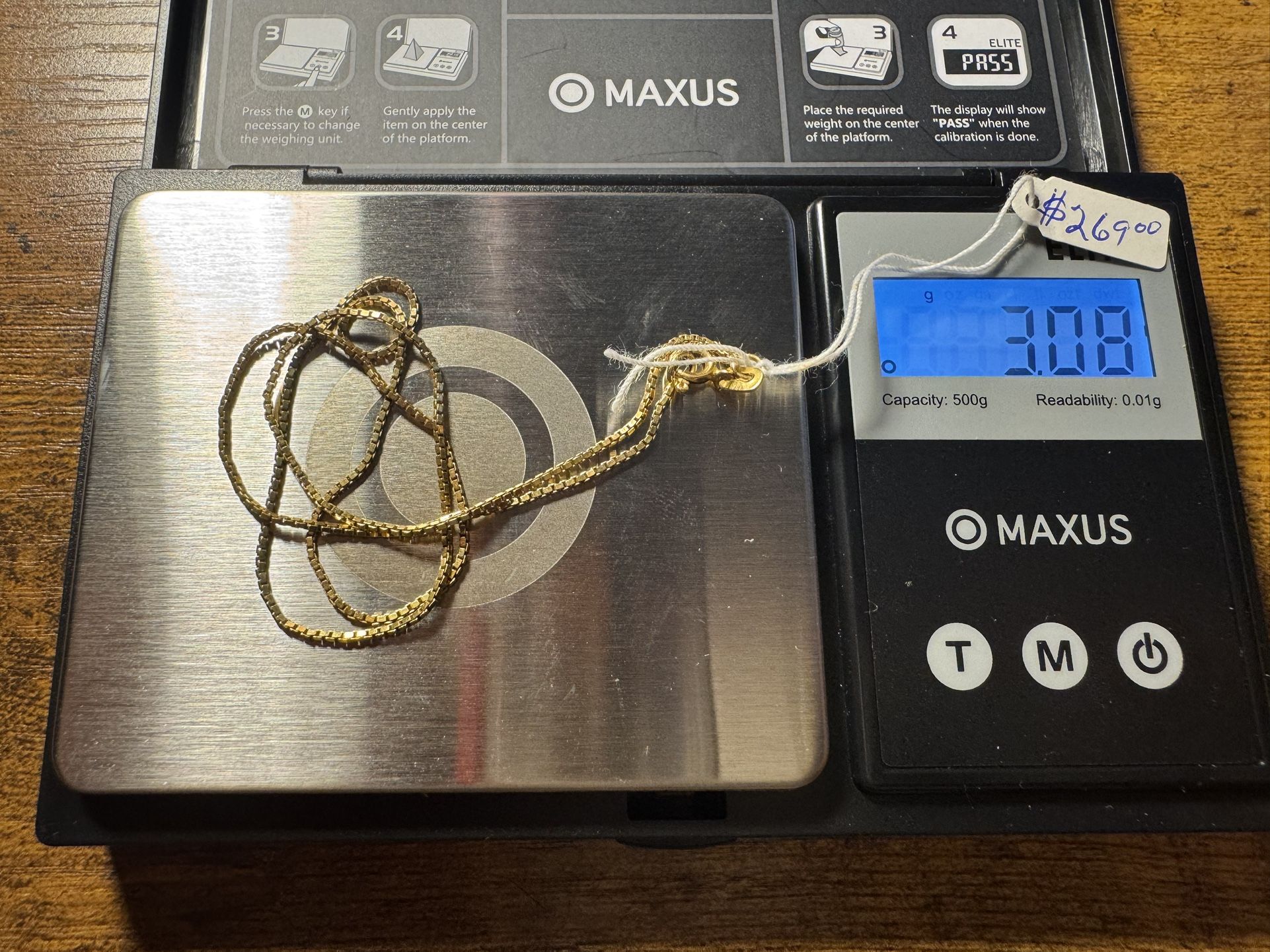 14 Inch Gold Necklace Chain