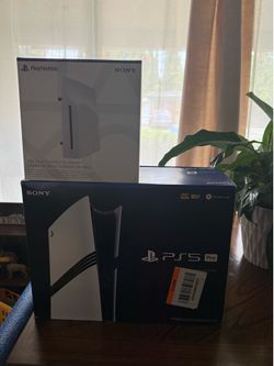 PS5 PRO with DISC DRIVE and RGB stand