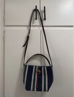 Striped Crossbody/Shoulder Bag