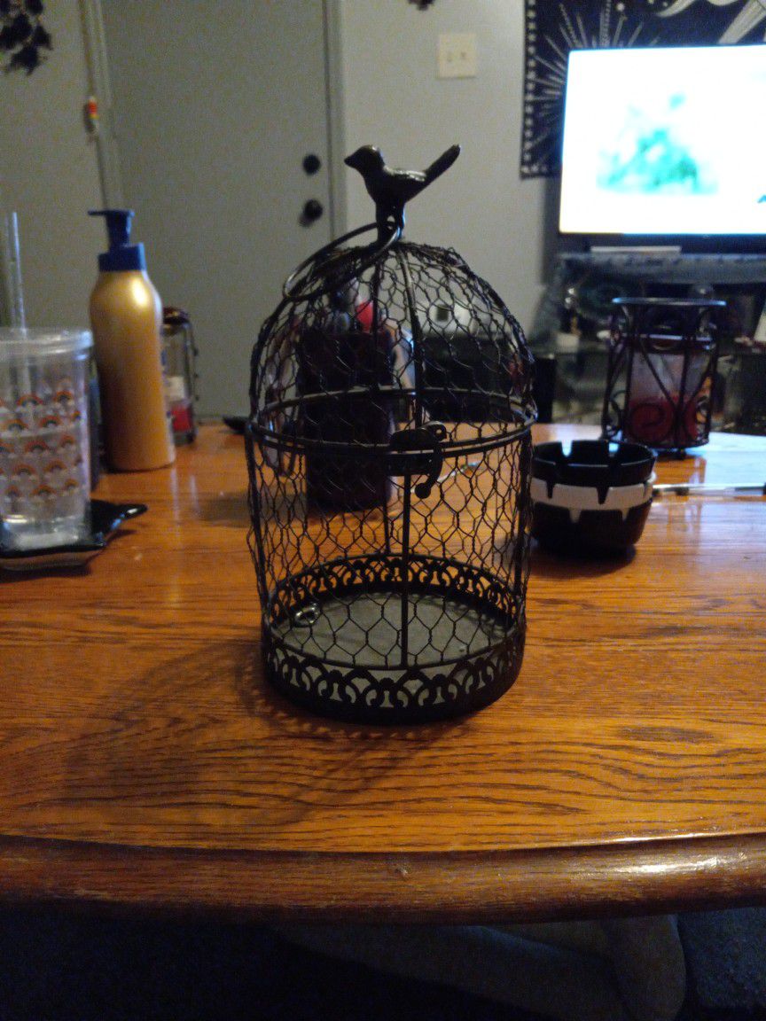 Old Creepy Looking Bird Cage But Is Awesome  