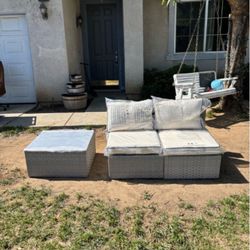 Three Piece Patio Chair Set Patio Chairs Patio Soft Patio Pumps Outdoor Seating Forever Three Piece Patio Furniture Set 🚎🚛🆕