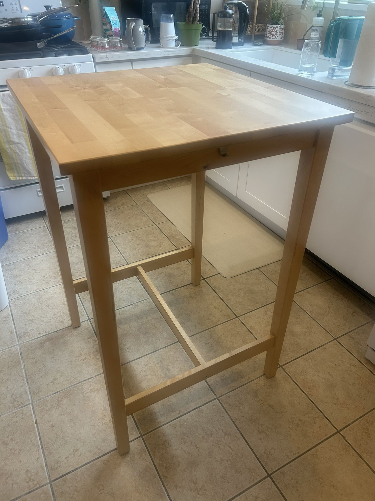 IKEA Birch Bar Table/ Standing Desk