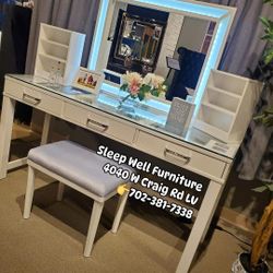 🙋‍♂️ Led Light Vanity Set👉 -Furniture 💲SALE 