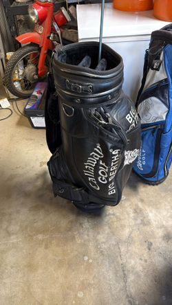 Callaway Big Bertha Golf Bag.  Leather 