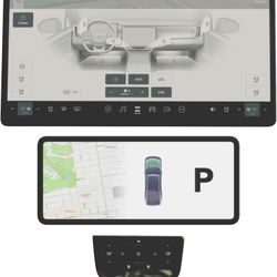 Screen Protectors for Rivian R1T & Rivian R1S (All 3) 9H Tough Navigation Display Protection for the GPS & Infotainment Touch System 2021-2025 Rivian