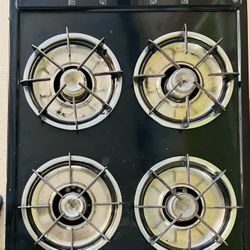 GE Gas Cooktop Black 30”