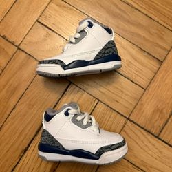 Jordan 3 Retro White/Midnight navy DM0968-140 TD Size 3C