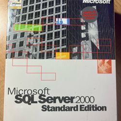 Microsoft SQL Server 2000 Standard Edition (10 Clients) ** NEW SEALED