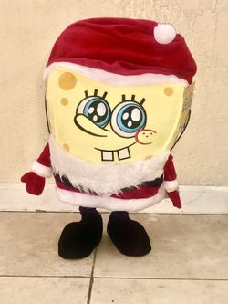 Nickelodeon Spongebob as Santa Christmas Greeter