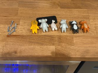 Animal Drawer Knobs Set of 6