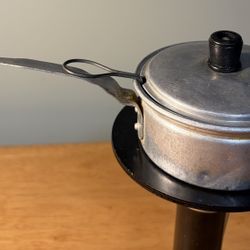 Vintage Egg Poacher Aluminum single egg Small Saucepan vintage antique kitchen decor gift.