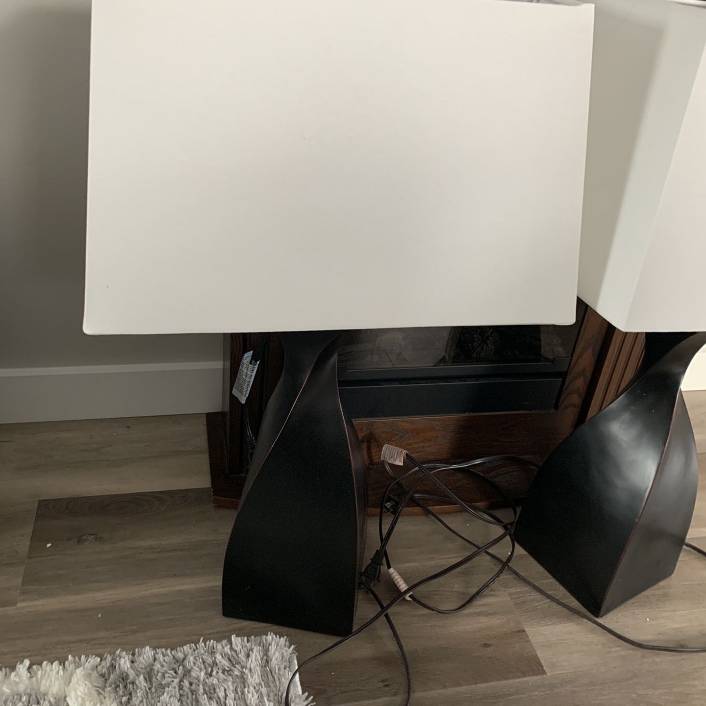 Two Lamps With Shades