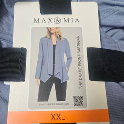 Max & Mia Drape Front Cardigan XXL