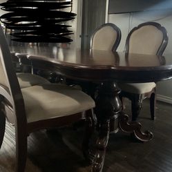 Wood Dining Table 77”x41”