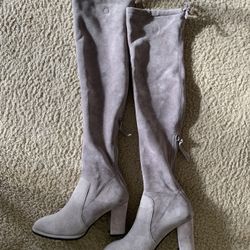 Suede women's boots